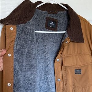 Rip Curl Brown and Gray Shirt Jacket